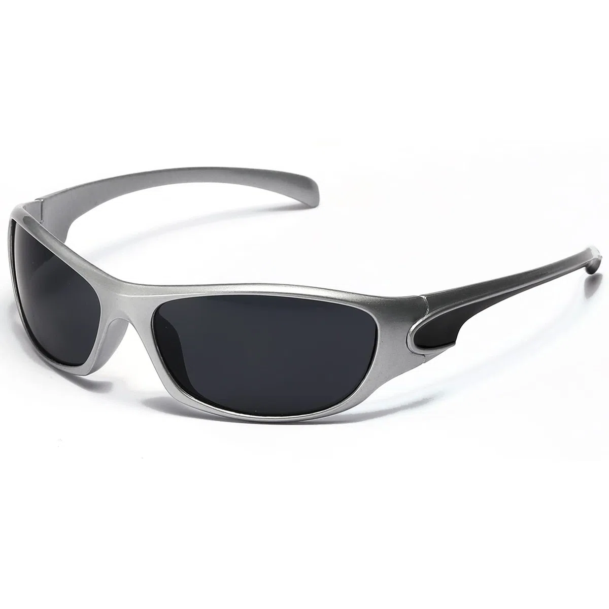 SHEEN KELLY Ultraleichtes Wrap around Sonnenbrille Futuristisches Design sportlicher Stil UV-Schutz Kleine Rahmen Mode Sonnenbrille