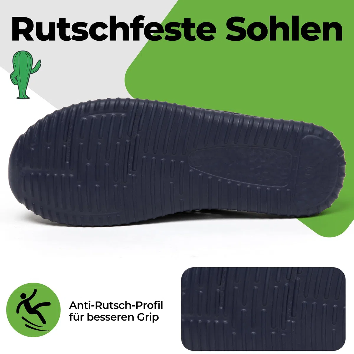 SAGUARO Clogs Herren Gartenschuhe Damen Atmungsaktiv Gr.36-45 | Sommer, Rutschfest, Hausschuhe, Badeschuhe, Beach Slipper, Leicht