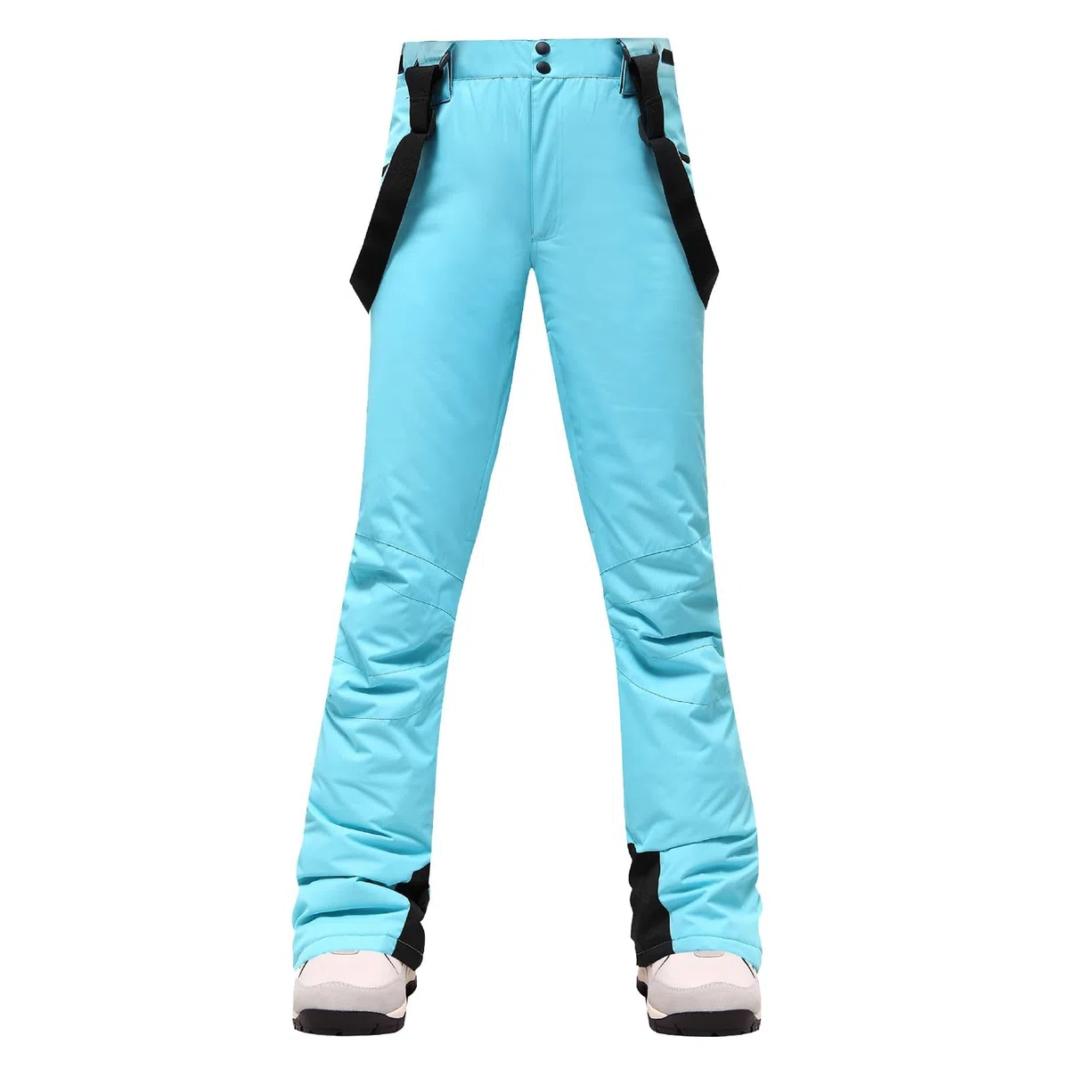 Thermo Skihose Damen Funktionshose Schneehose Mit Trägern Winter Warm Winddicht Thermohose Outdoor