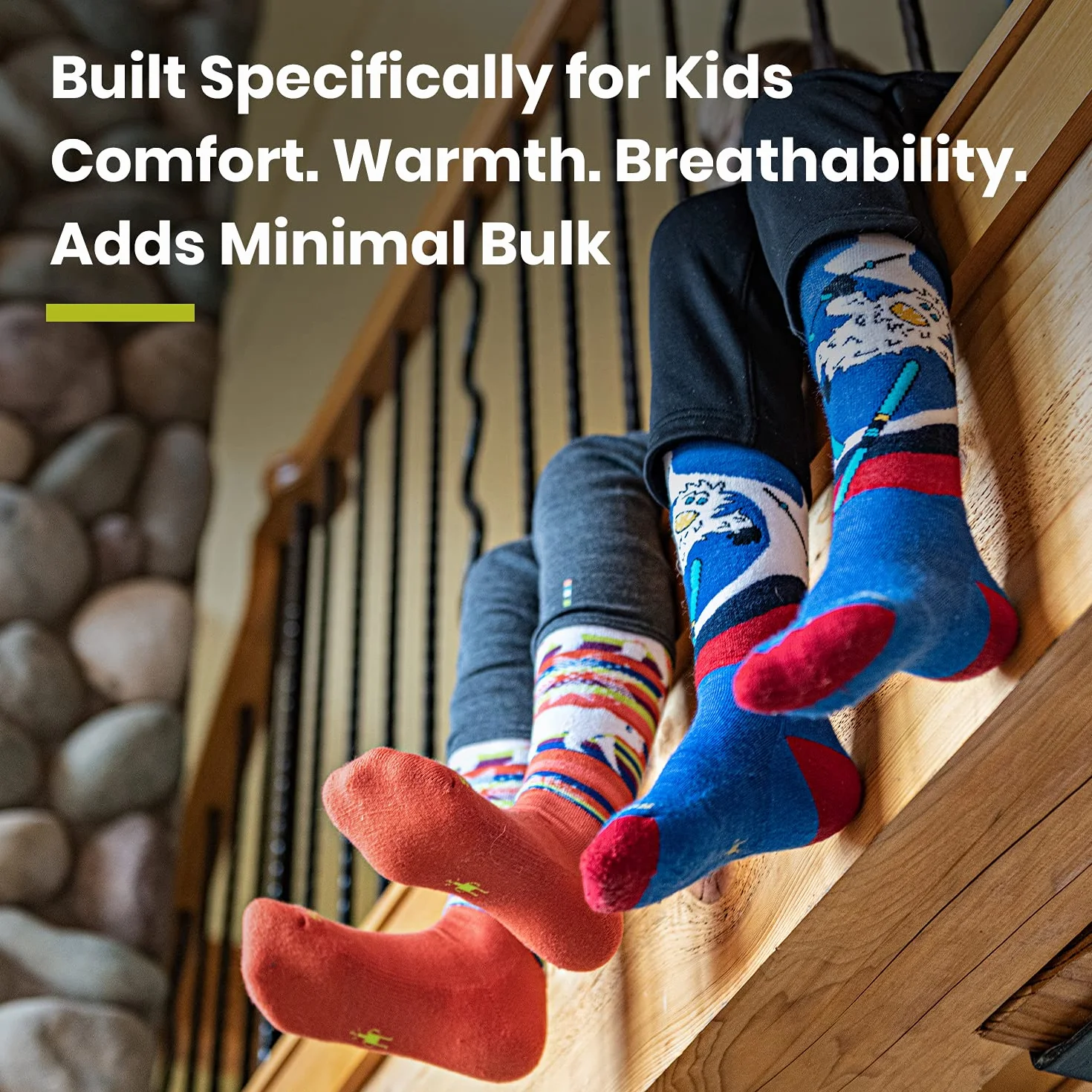 Smartwool Unisex Kinder Wandersocken mit Durchgehender Polsterung