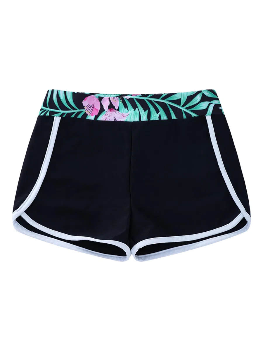 Oyolan Mädchen Badeshorts Sommer Kurze Badehose Schwimmshorts Strand Shorts Boardshorts Slim Fit Beachwear 3-16 Jahre