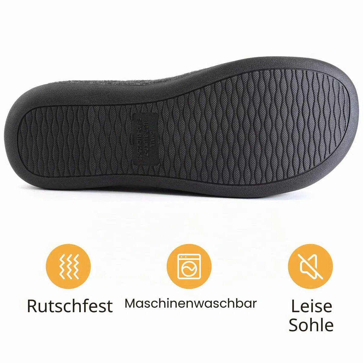 RockDove Herren Hausschuhe mit Sherpa-Futter und Memory-Schaum