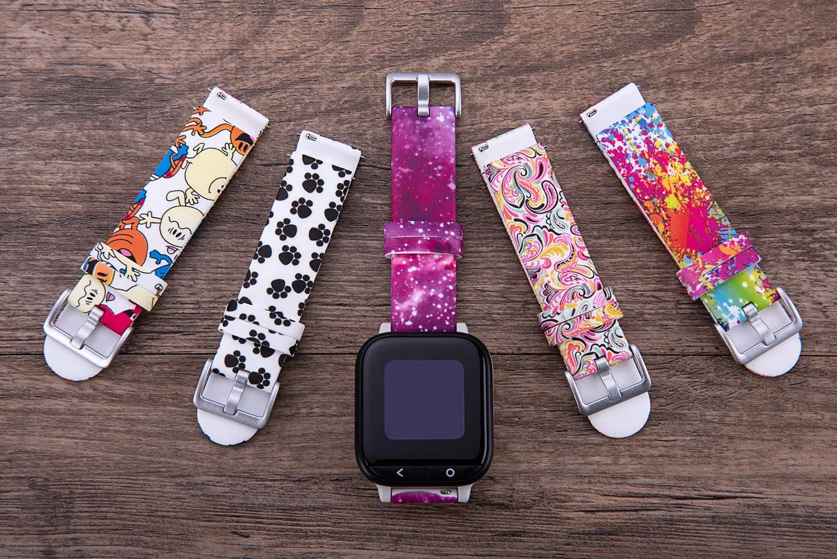 RuenTech 5er-Pack Armband Kompatibel für Xplora X6 /X6 Play/X6 Pro für Kinder, 20MM Ersatzband Schnellspanner Buntes Muster Uhrenarmband