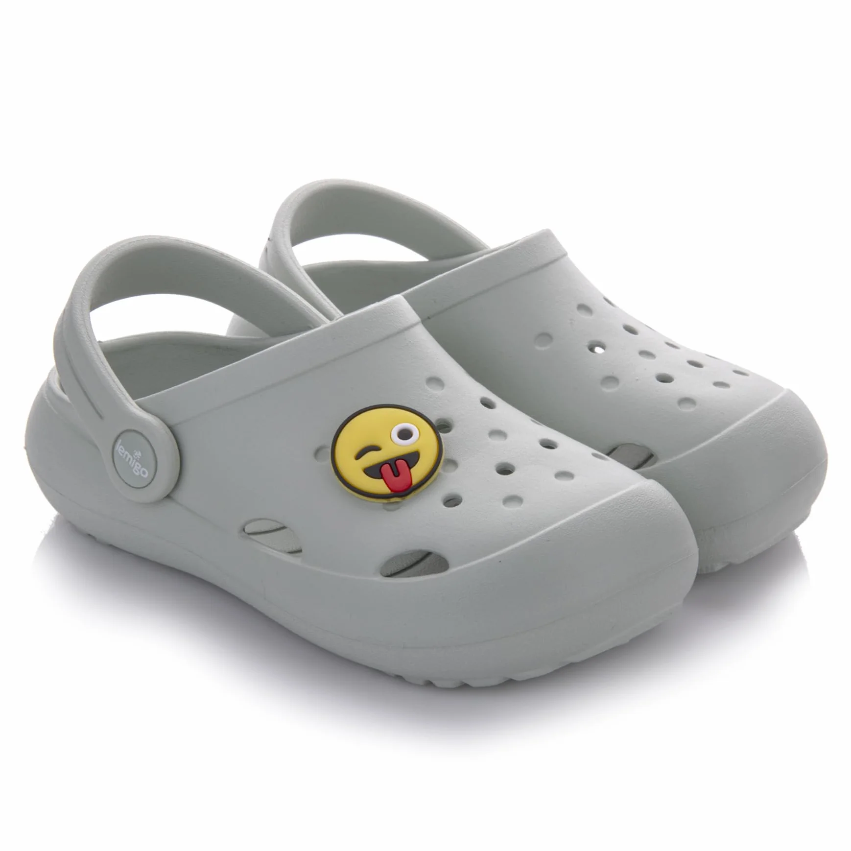LEMIGO Leichte Kinder Clogs Eva mit Pin Jungen und Mädchen Gartenschuhe Badelatschen Hausschuhe G. 23-36 EU, 880 Lemigoose