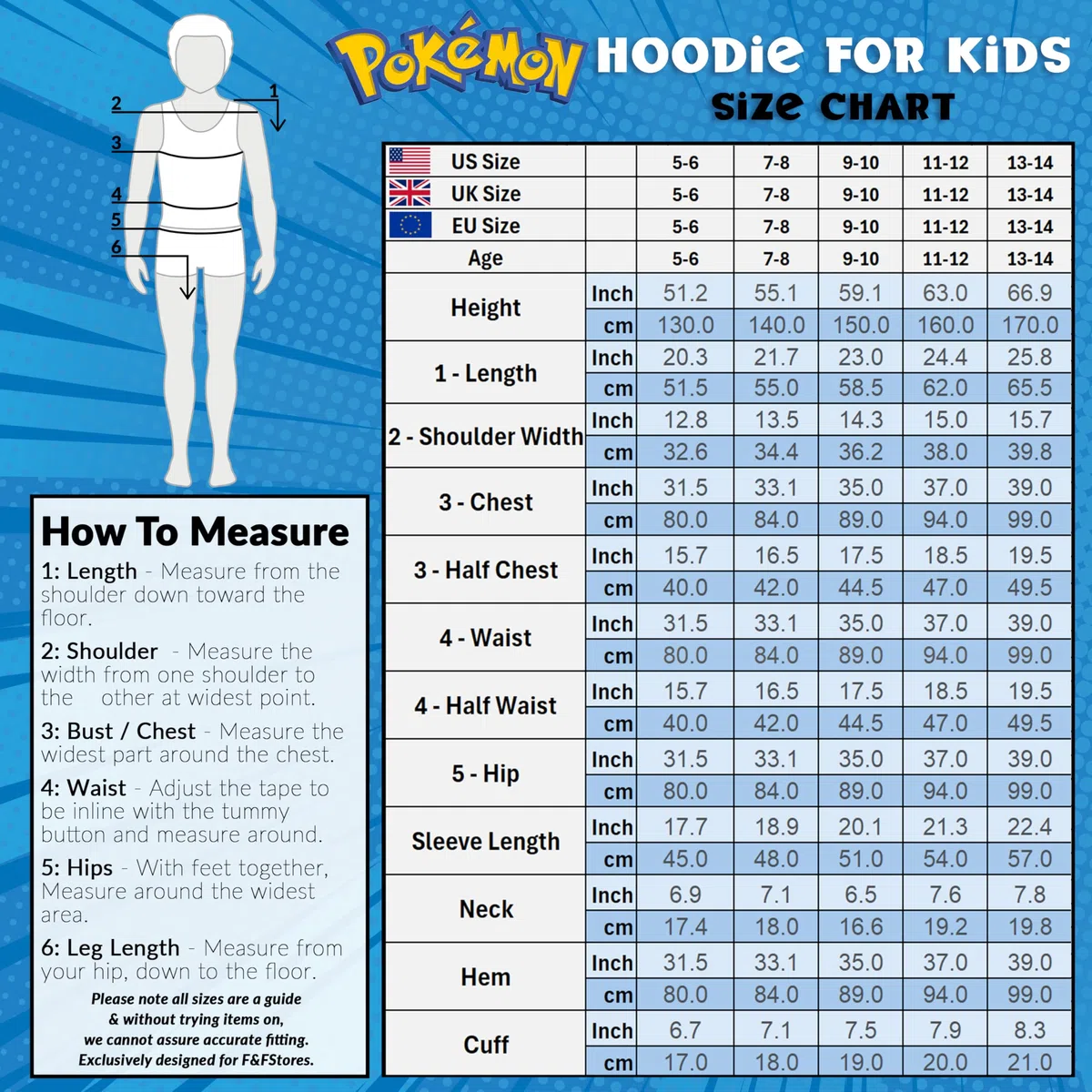 Pokemon Pullover Jungen Hoodie, Pikachu Kapuzenpullover für Mädchen, Langarm mit Kängurutasche, Geschenke für Kinder Teenager