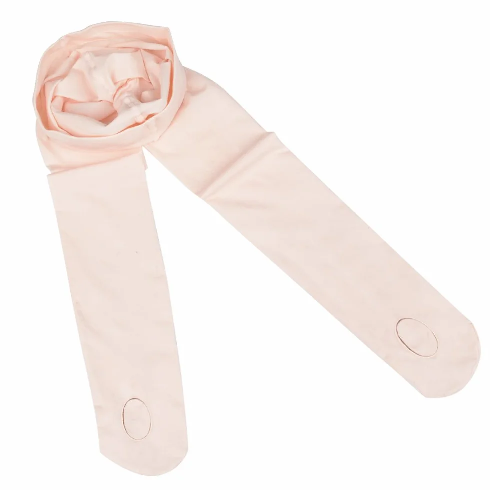 Bezioner Ballett Strumpfhose 3 Paar Cabrio Tanzstrumpfhose mit Fersenloch für Kinder Mädchen und Damen Rosa L (über 140cm)