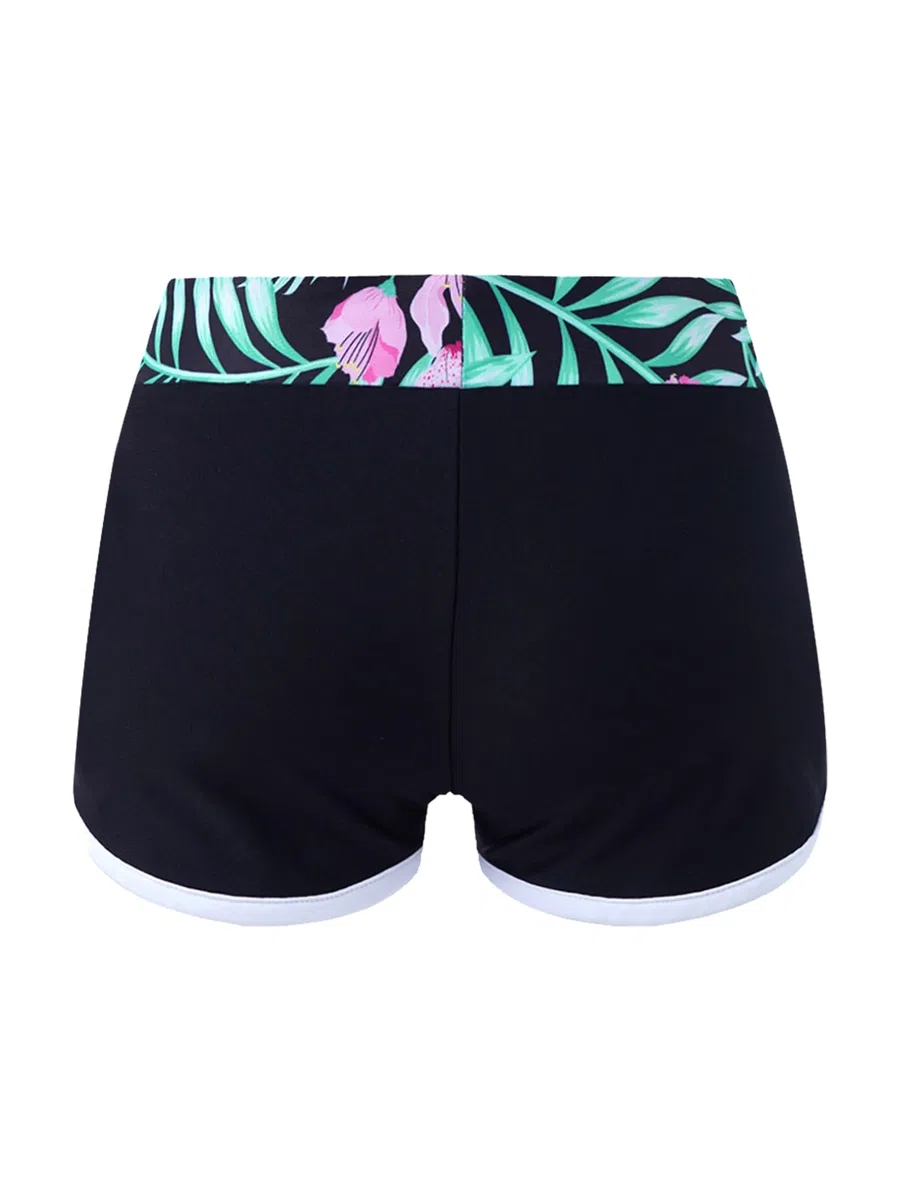 Oyolan Mädchen Badeshorts Sommer Kurze Badehose Schwimmshorts Strand Shorts Boardshorts Slim Fit Beachwear 3-16 Jahre