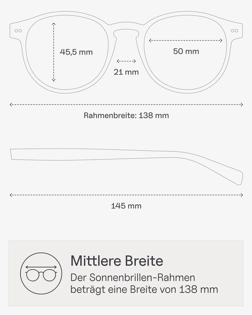 Kapten & Son Sonnenbrille Marais | Stylische, runde Sonnenbrille Damen & Herren mit Sonnen- und UV-Schutz | Unisex Sunglasses