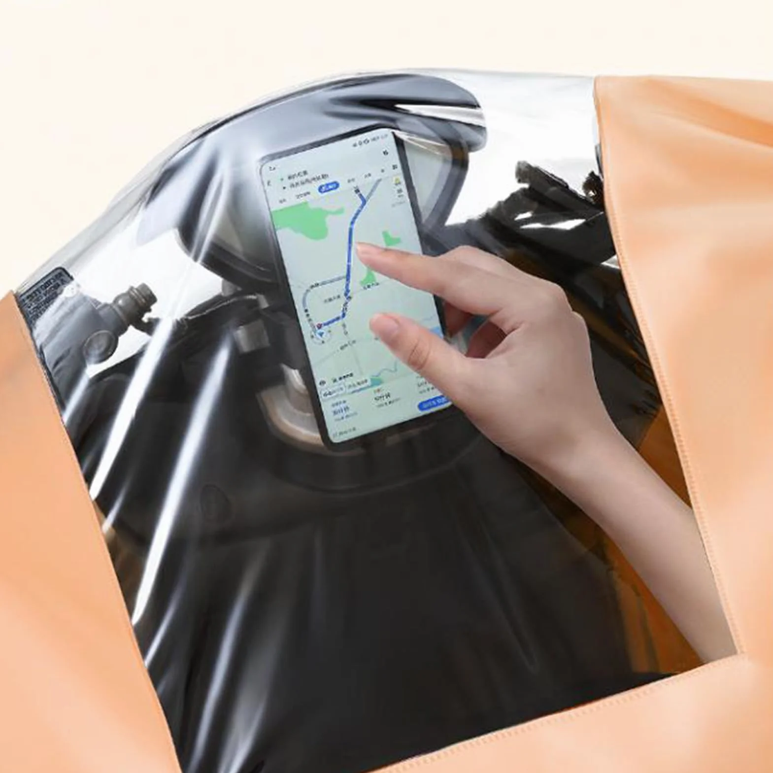 Mobilitätsroller Regenschutz Zum Reiten, Elektroroller Regenponcho, Wasserdichter, Wiederverwendbarer Unisex Fahrrad Ganzkörper Langer Regenmantel für Erwachsene