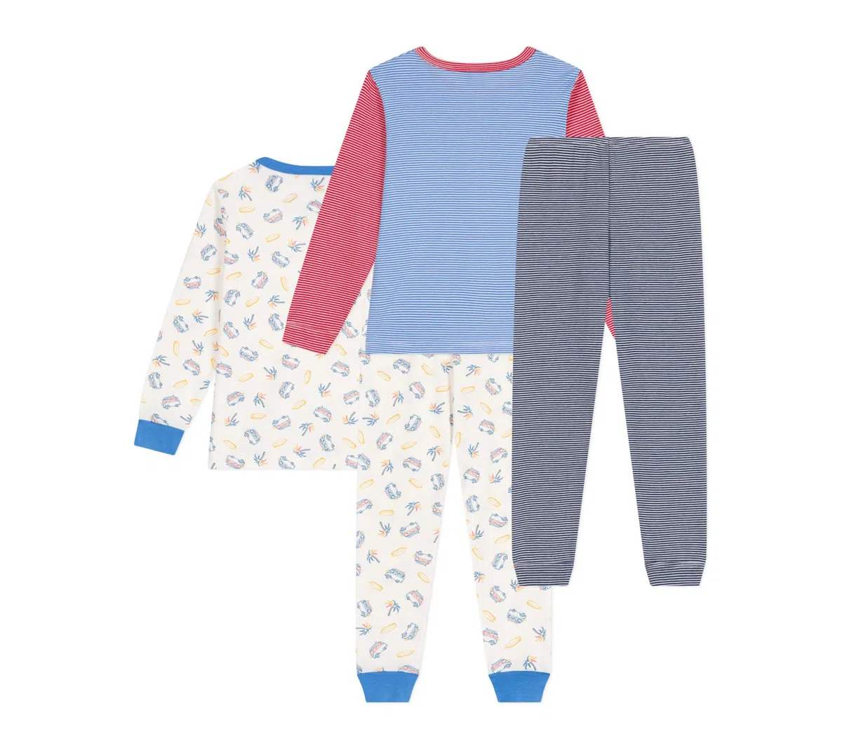 Petit Bateau Jungen umstandspyjama Damen (2er Pack)
