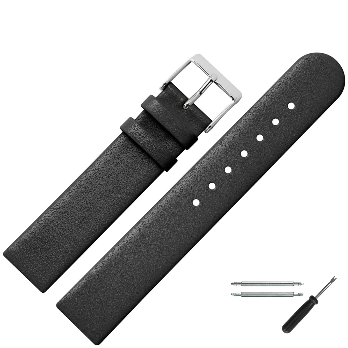 MARBURGER Uhrenarmband 20mm Leder - Werkzeug Montage Set 76120