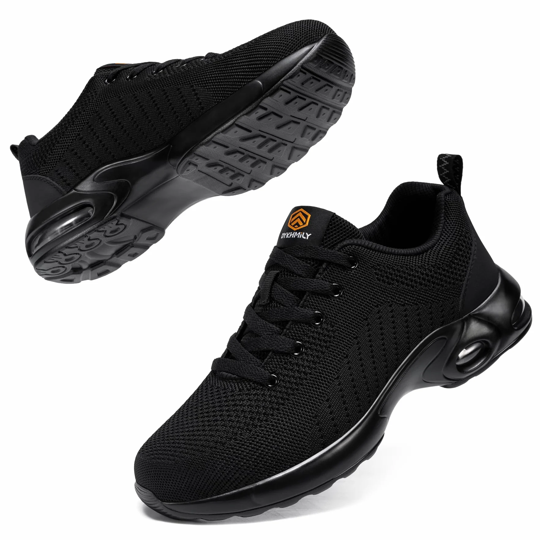 DYKHMILY Sicherheitsschuhe Herren Damen Leicht Arbeitsschuhe mit Stahlkappe Atmungsaktiv Sportlich Schutzschuhe Industrie Handwerk Sneaker Schutzschuhe
