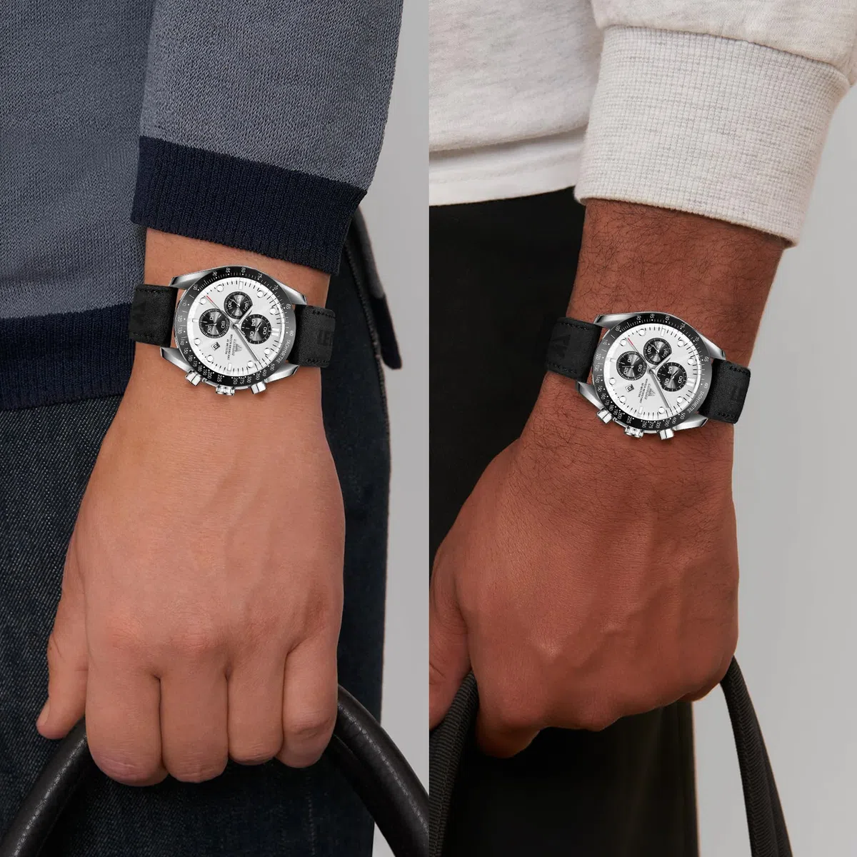 LN LENQIN Uhren Herren Analog Quarz Uhr 30M Wasserdicht Armbanduhr Herren mit Datum Mode Casual Uhren für Männer Kein Chronograph