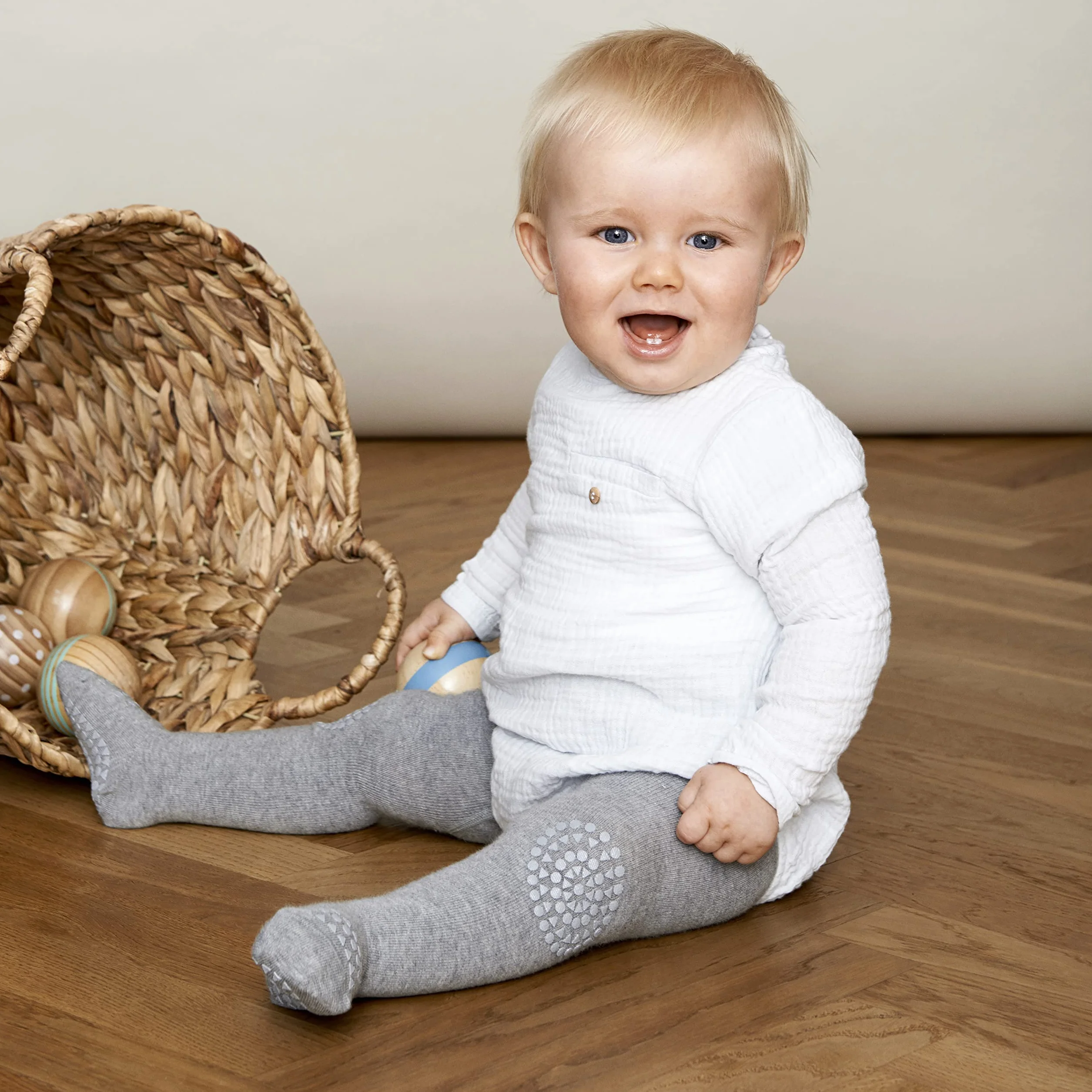GoBabyGo Unisex Baby Gobabygo Rutschfeste Strumpfhosen Strumpfhose (1er Pack)
