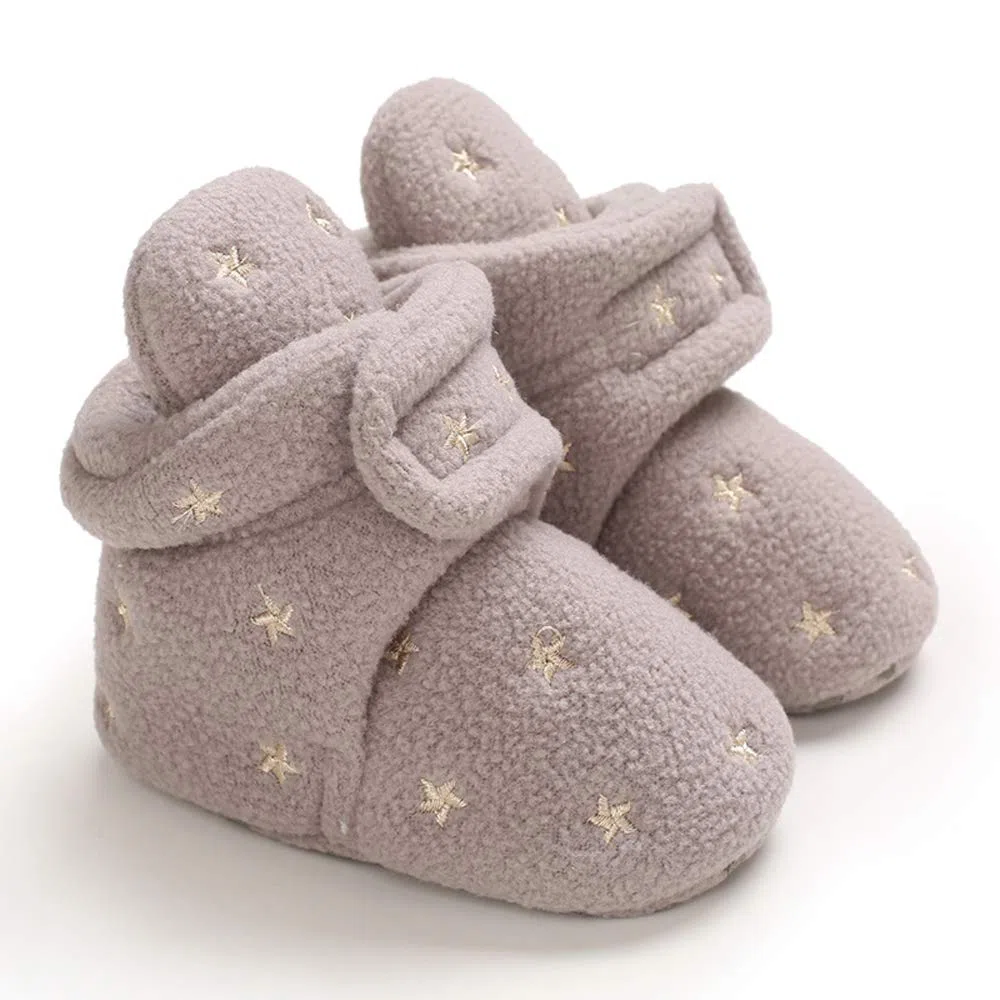 MASOCIO Baby Jungen Mädchen Weiche Sohle Wärme Wintersstiefel Kleinkind rutschfest Winter Krabbelschuhe