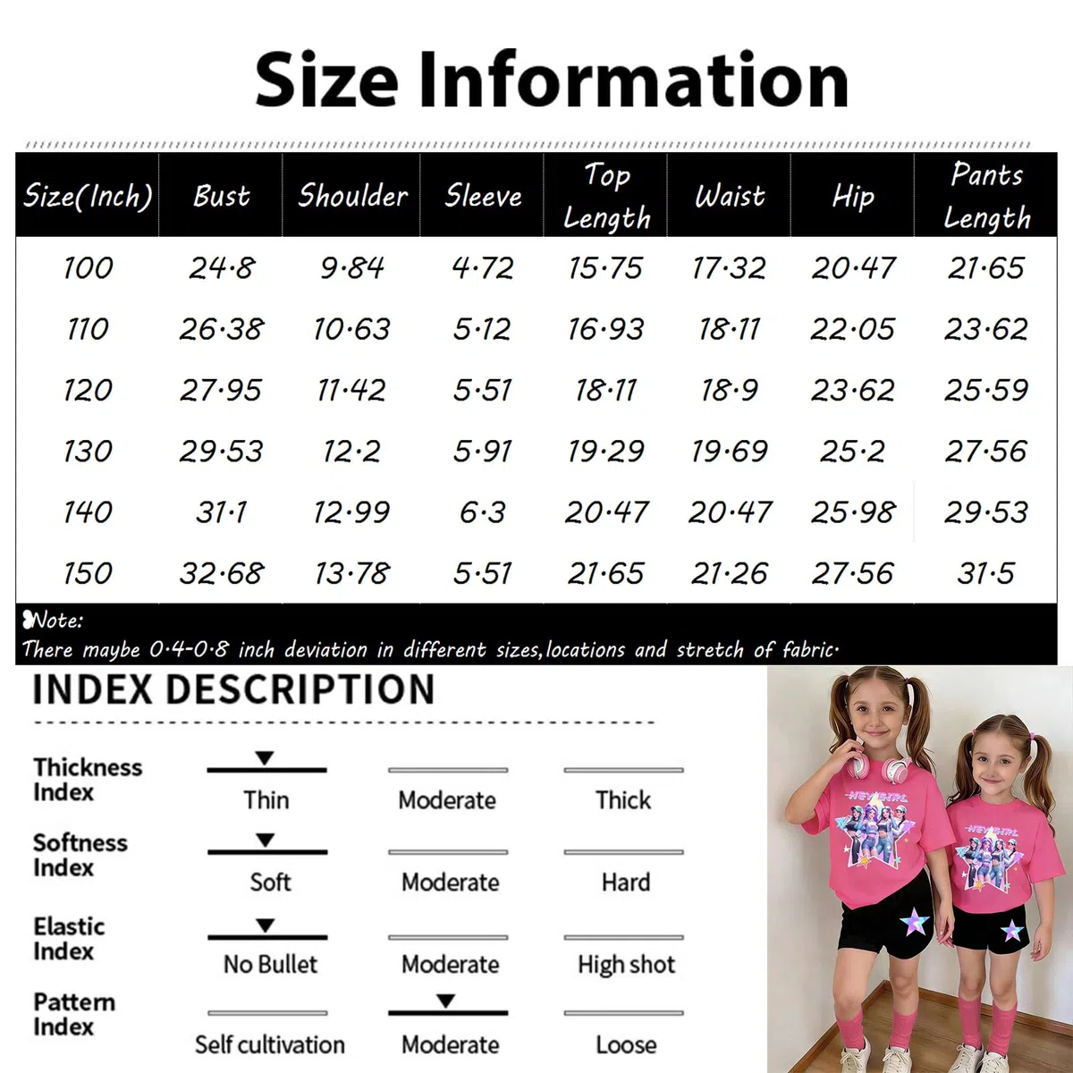 Kpop Kostüm Bekleidungssets Für Unisex Kinder 2-Teiliges Sport T-Shirts Und Hosen Kurzarm Kinder Party Outfits Bekleidungssets Zweiteiler Sommer Trainingsanzug Hip Hop Kleidungsset