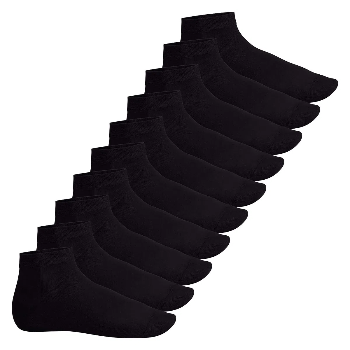 Footstar EVERYDAY! 10 Paar Damen Herren Quarter Socken Kurzsocken Kurze Baumwoll Socken