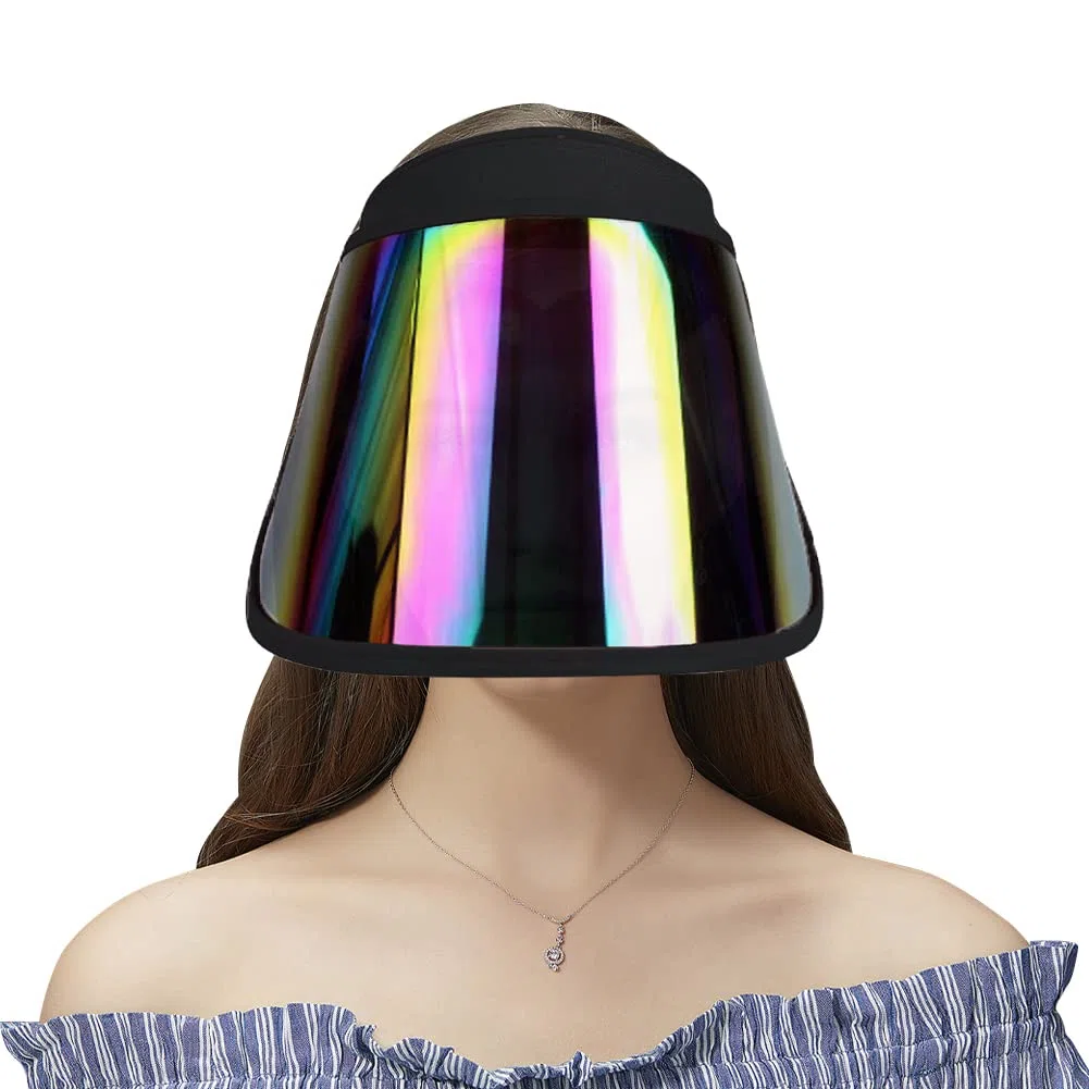 Face_Shield Protector Sun Visor Hat UV Protection Summer Sun Cap Great for Oudtoor Hiking Camping Golf Tennis Cycling