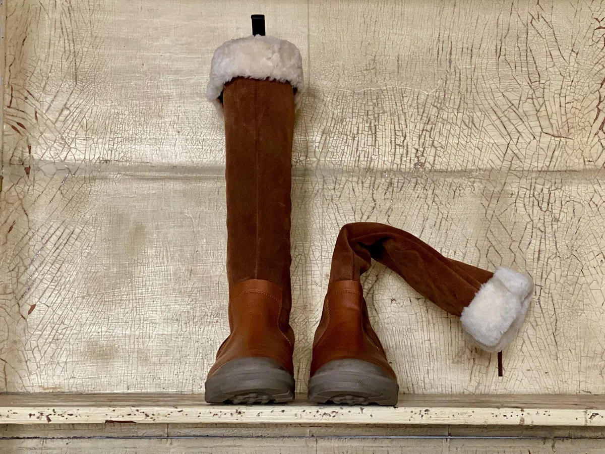 biped 1 Paar Stiefelspanner mit Spannfeder & Griff Schaftformer für Stiefel 35cm