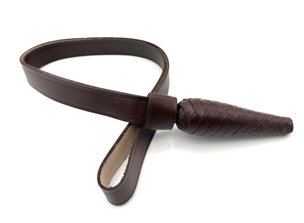 Uniform Store London Schwert Knoten Braunes Leder, Leder Schwert Knoten R217