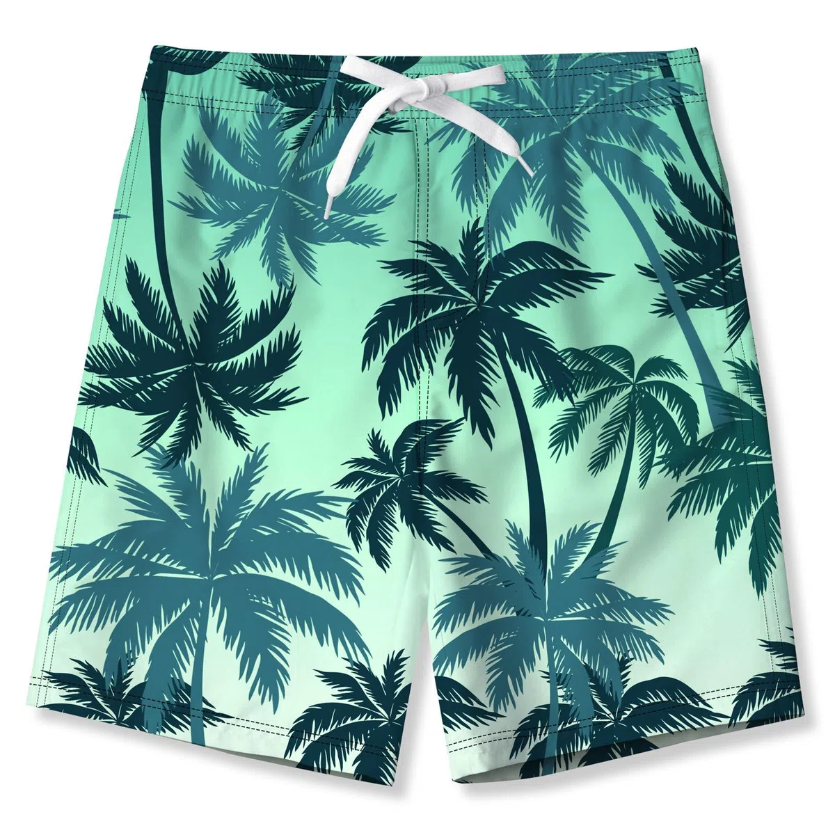 RAISEVERN Badehose Jungen Sommer Schnelltrocknen 3D Grafik Kinder Badeshorts mit Kordelzug & Taschen 7-14 Jahre