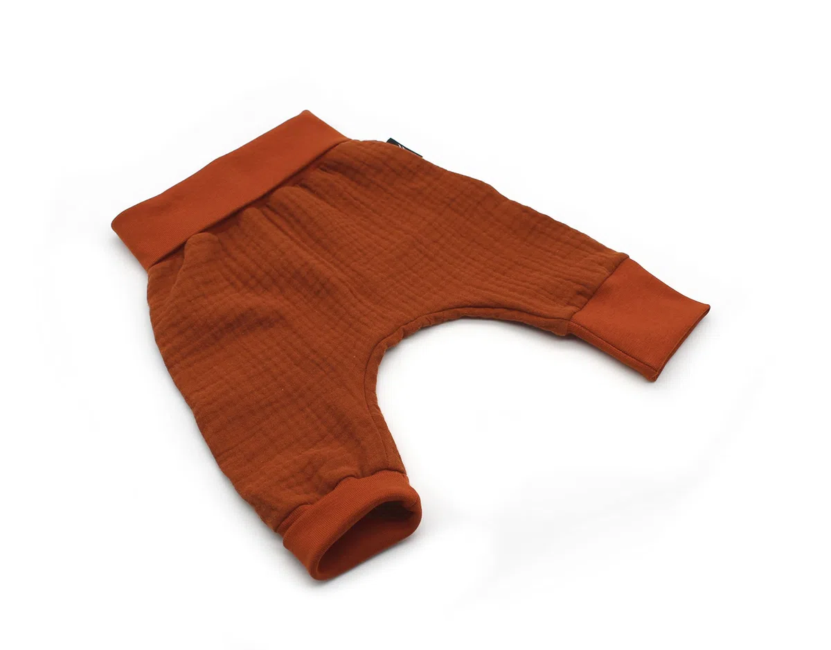 Anna Karinna Kids Pumphose Musselin Kinder Hose Baby Bio Baumwolle Sommer Junge und Mädchen Größen 62-116