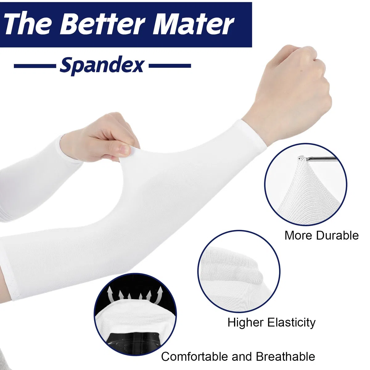 Ouligay 4 Paar Kinder Arm Sleeve UV Sonnenschutz Ärmel Ärmlinge Uv Schutz Armstulpen Sommer UPF 50+ Armsleeve Kühlung Armlinge für Mädchen Jungen Volleyball Basketball Fußball Golf