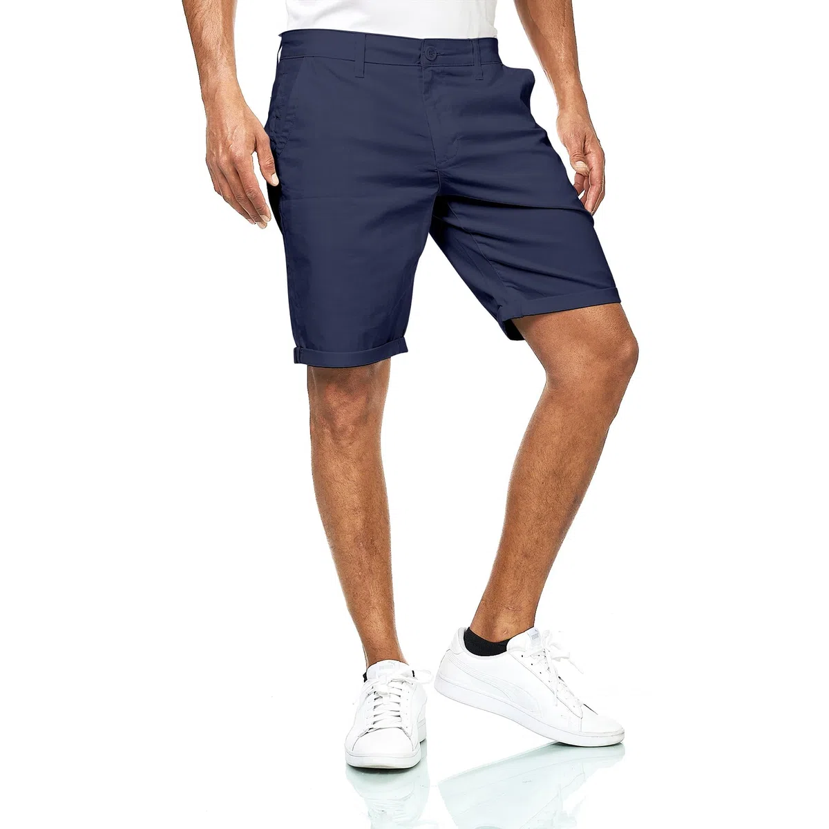 Smith & Solo Kurze Hosen Herren - Chino Shorts Kurz Baumwolle, Bermuda Hose Sommer, Laufshorts Männer Sport Trainingshose