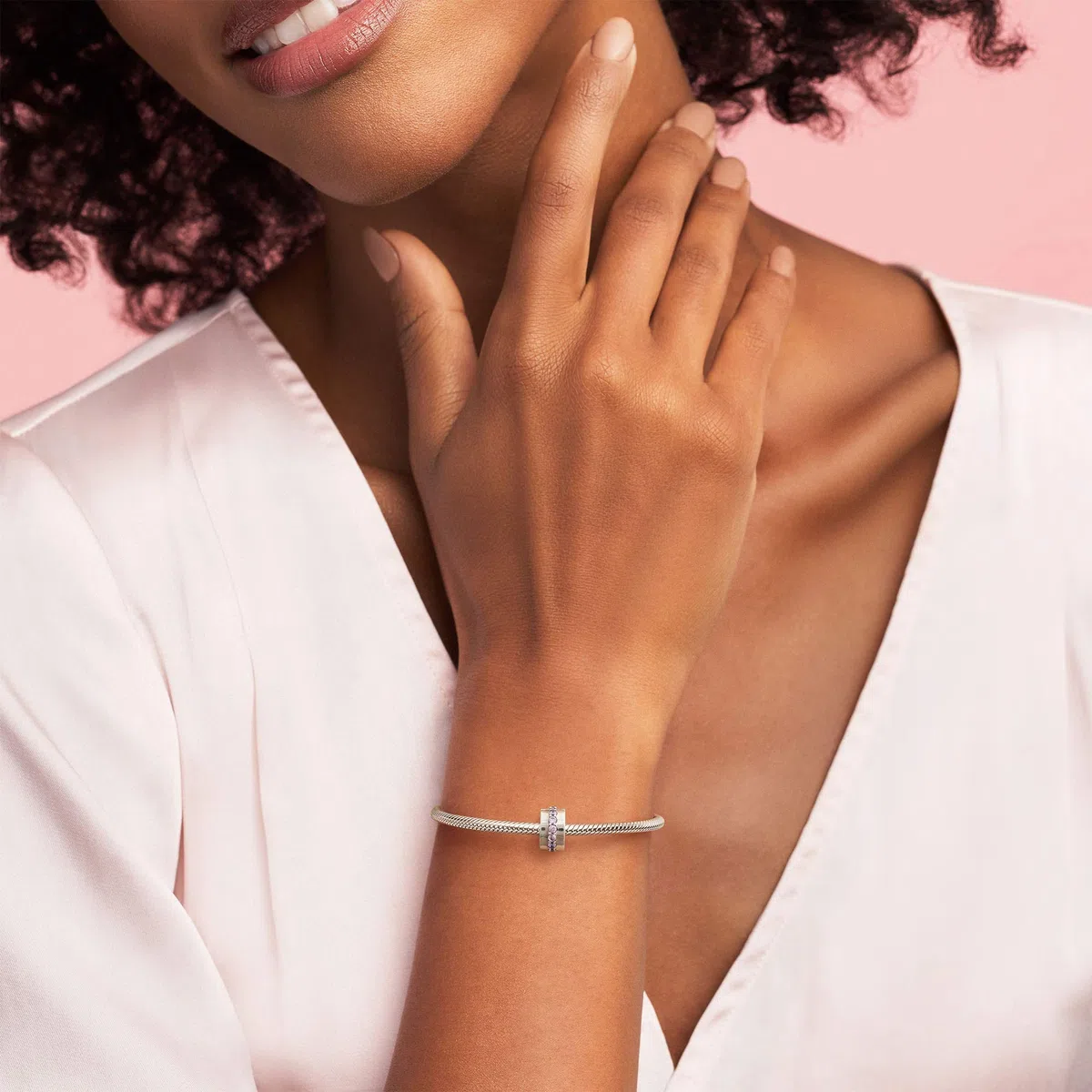 Pandora Colours Clip-Charm, funkelnde Reihe