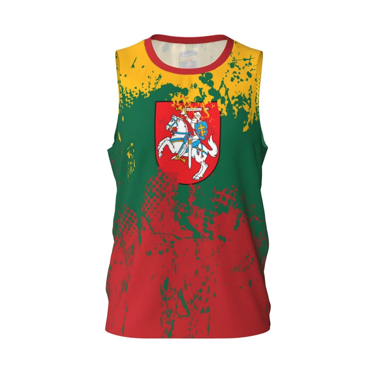 Basketballtrikot mit Litauen-Flagge, Team-Up-Sport, 3D-Volldruck-Design, Trikots