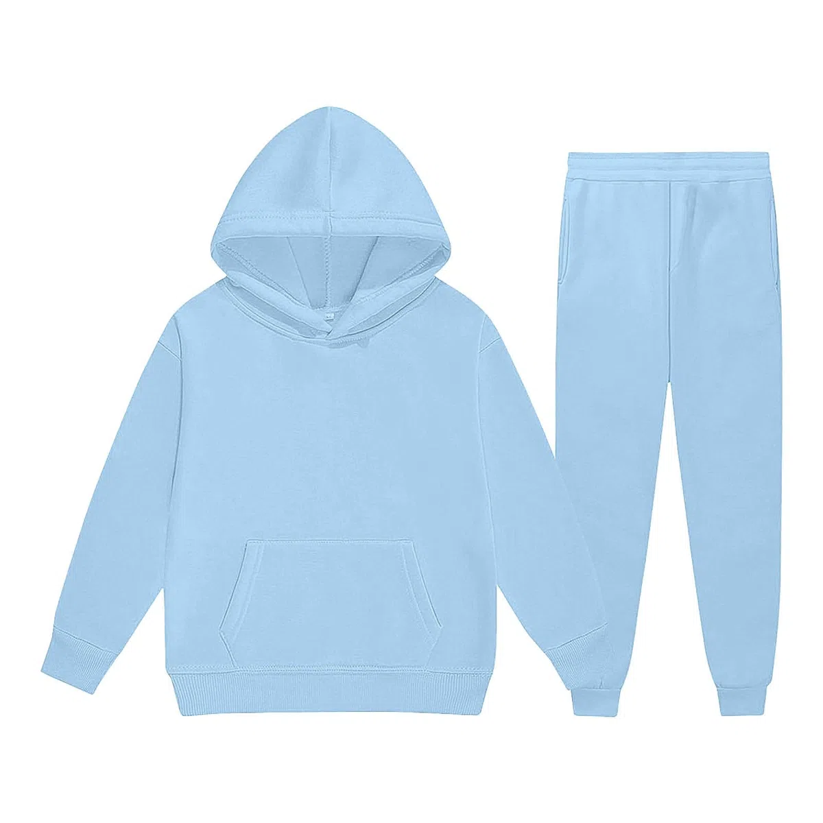 Generisch Mädchen Langarm-Jogginghose mit, lässiges zweiteiliges Outfit, weich, bequem, sportlich, Loungewear für Kleinkinder, Jugendliche, Kinder, Spielkleidung