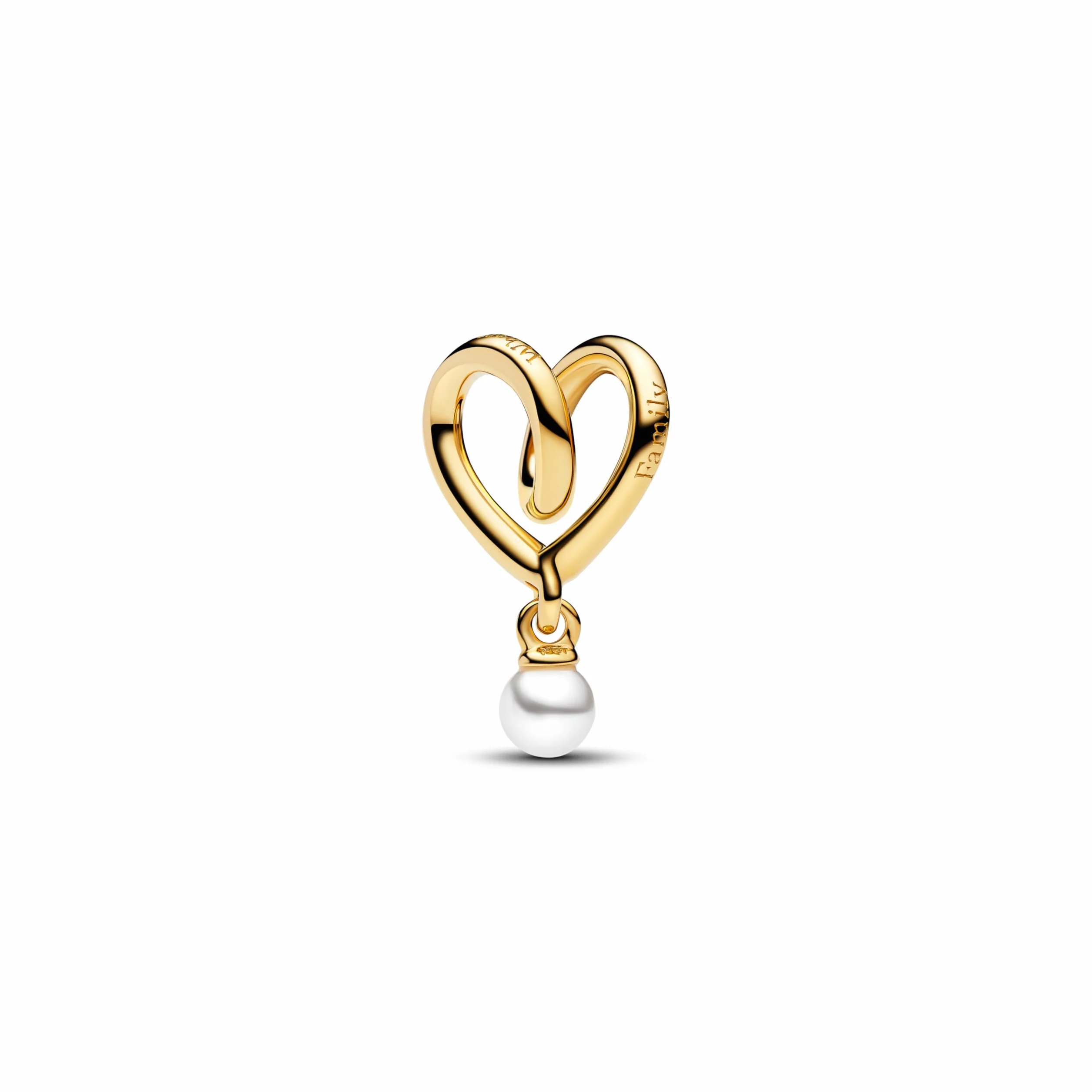 PANDORA Eingehülltes Herz Charm 764138C01 Anhänger