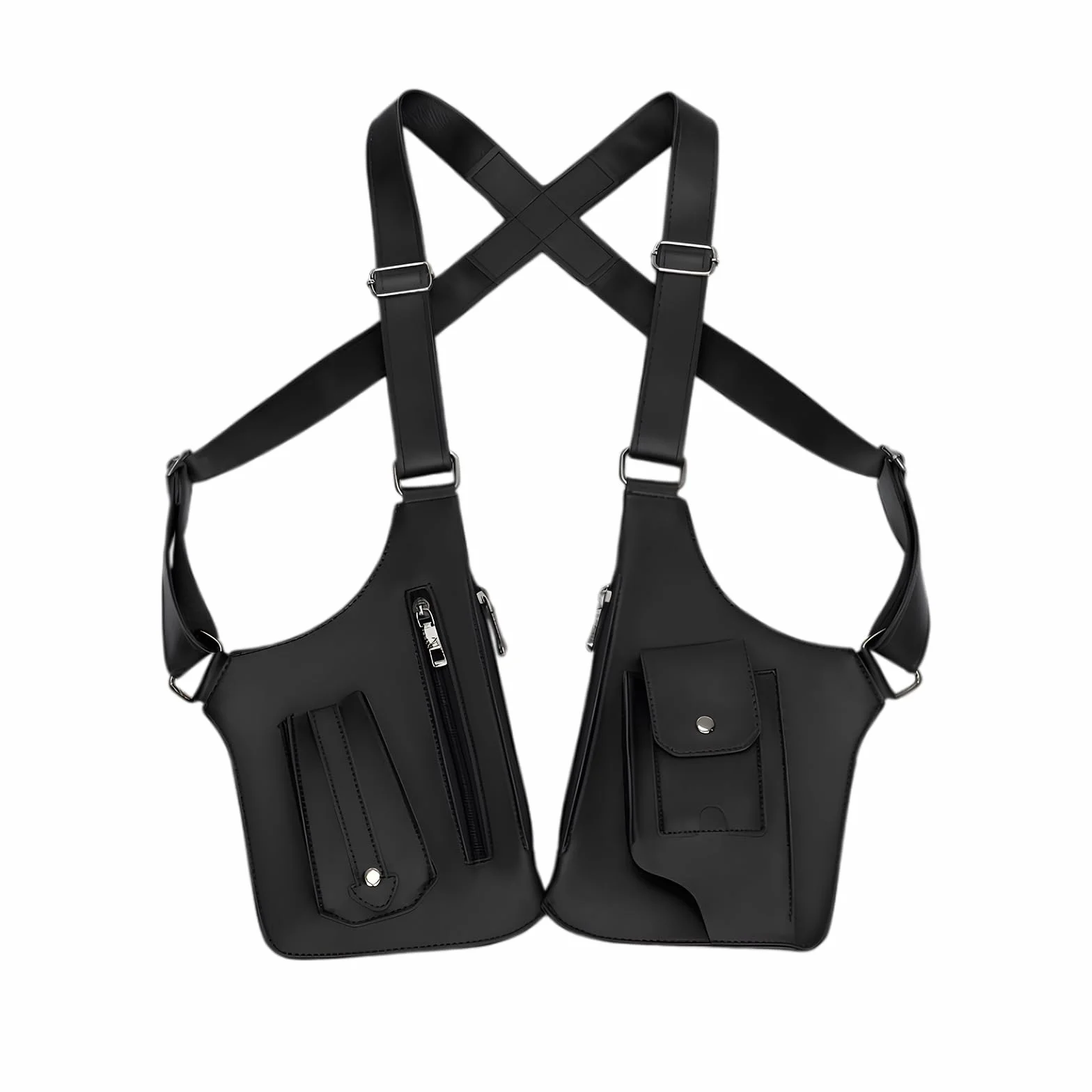 Shoulder Bag Men, Leder Umhängetasche & Diebstahlsichere Unterarmtasche