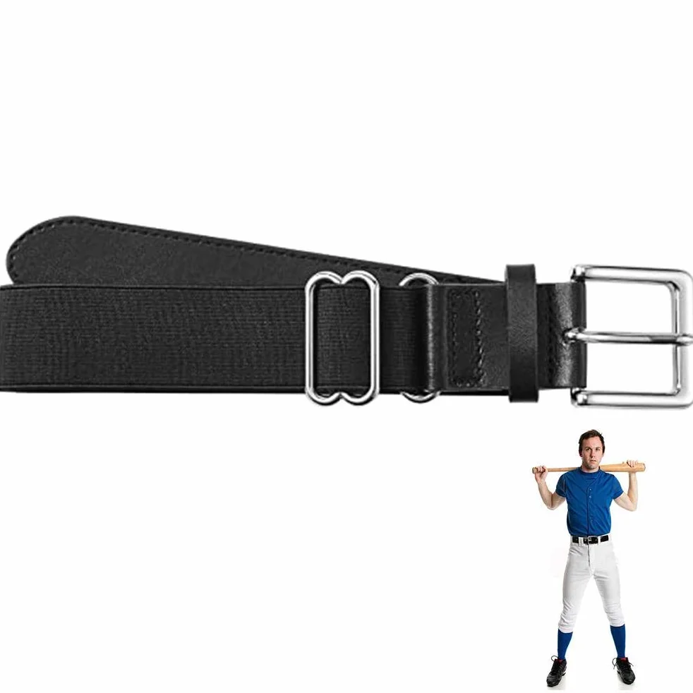 Baseball Gürtel, Softball Gürtel Elastischer Uniformgürtel Männer und Frauen Verstellbarer Hüftgurt Jugendliche und Erwachsene
