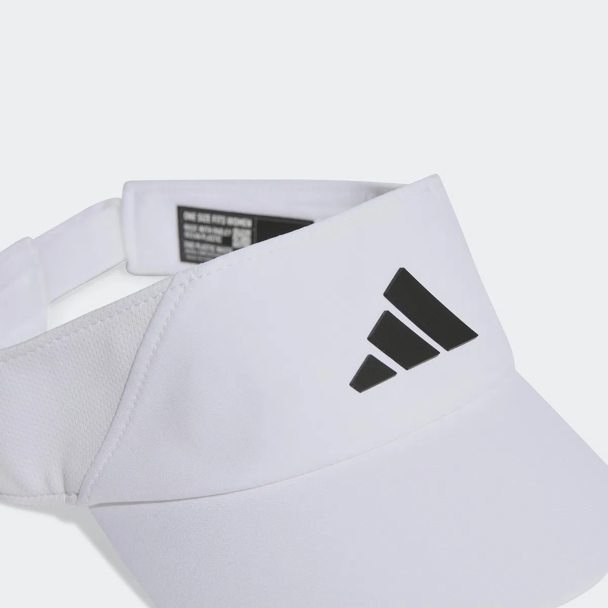 adidas Unisex AEROREADY Visor, White / Black, L