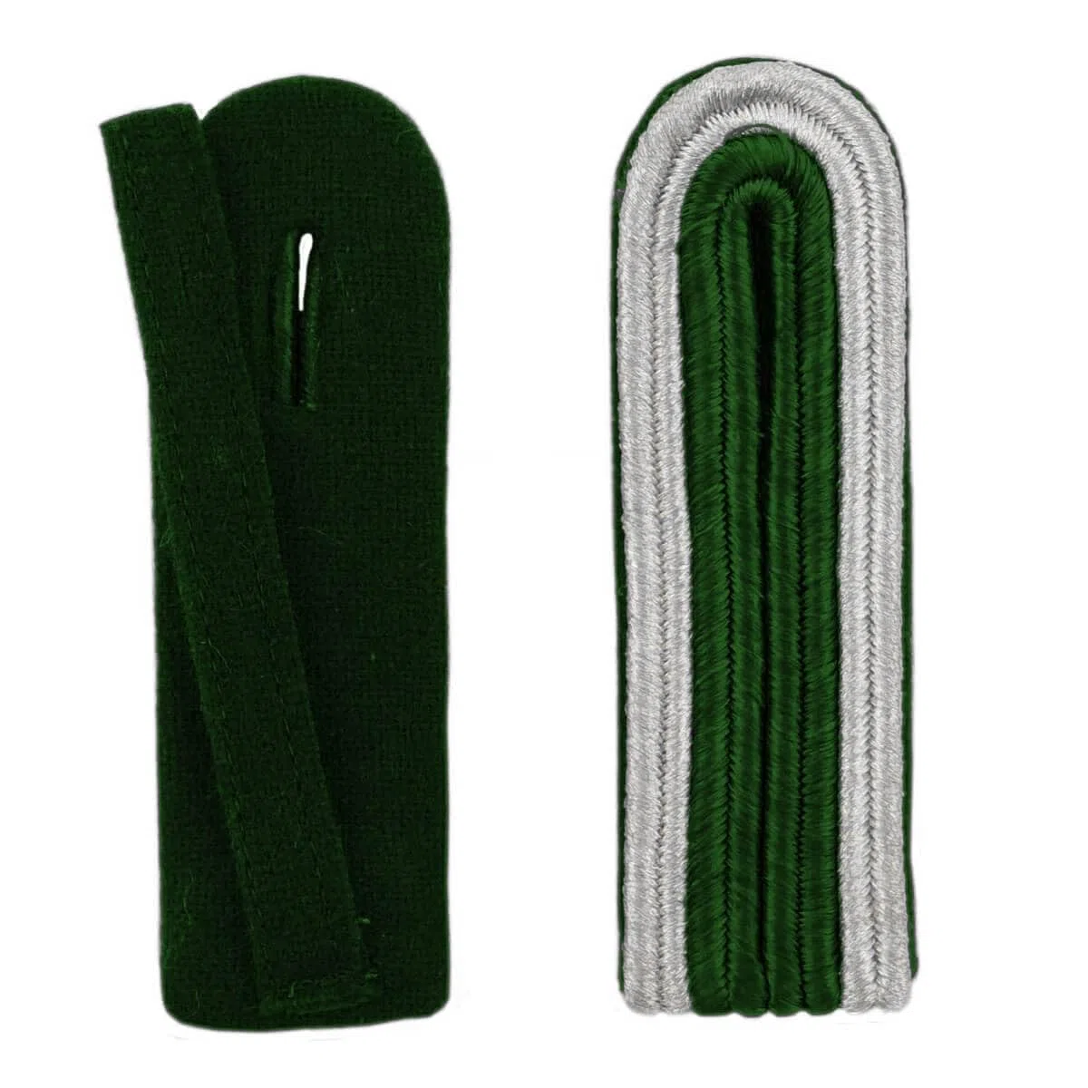Deitert Schulterstücke mit Aussensoutache silber