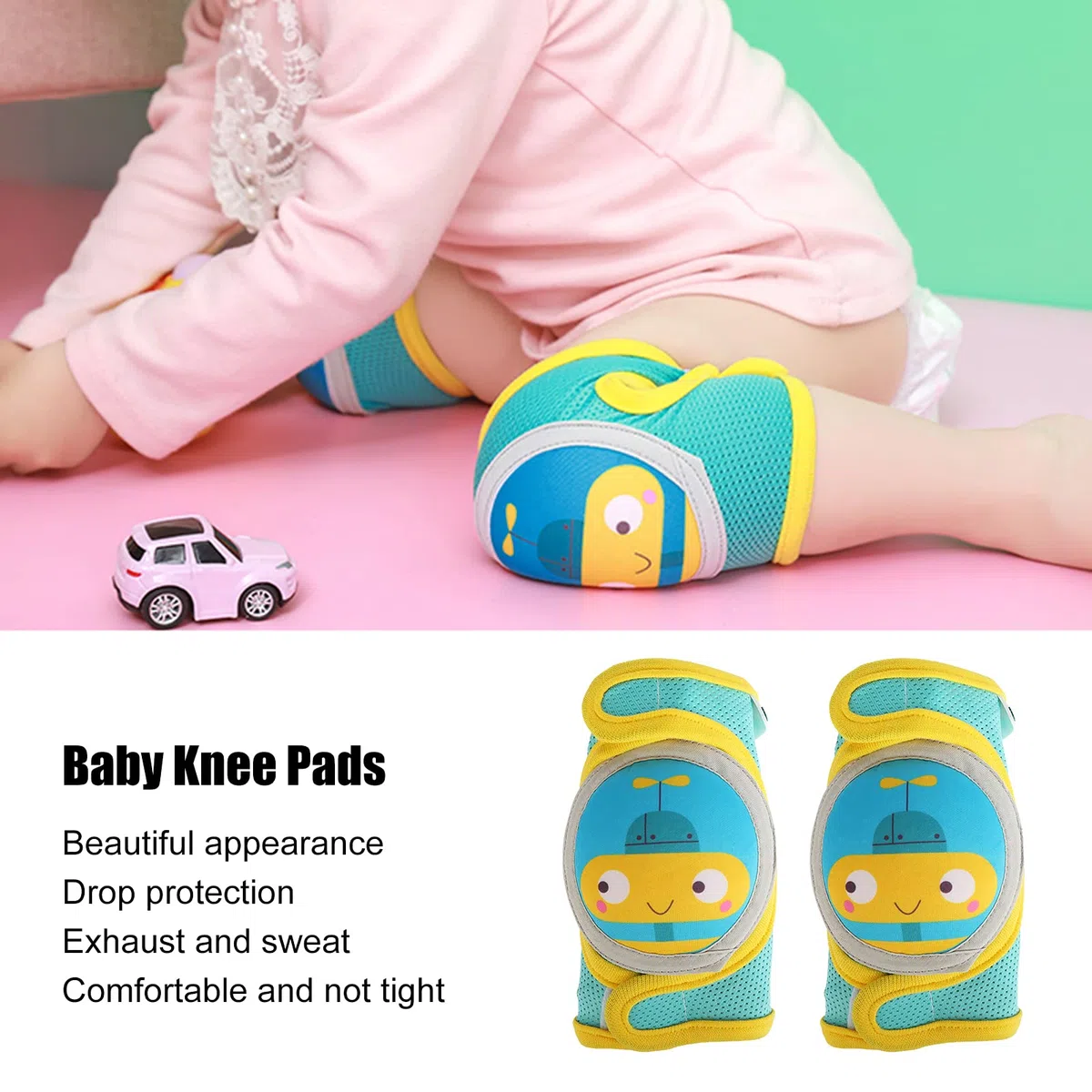 Baby Knieschoner, weicher bequemer Kinder Knieschoner für Kinder für Indoor-Sport für Outdoor-Sport