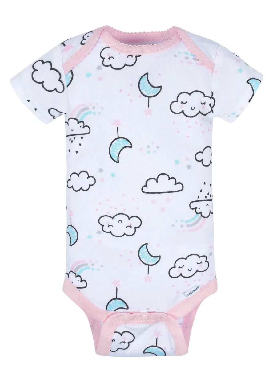 Gerber Unisex Baby 8-pack Short Sleeve Onesies Bodysuits Short Sleeve Onesies Bodysuits (8er Pack)
