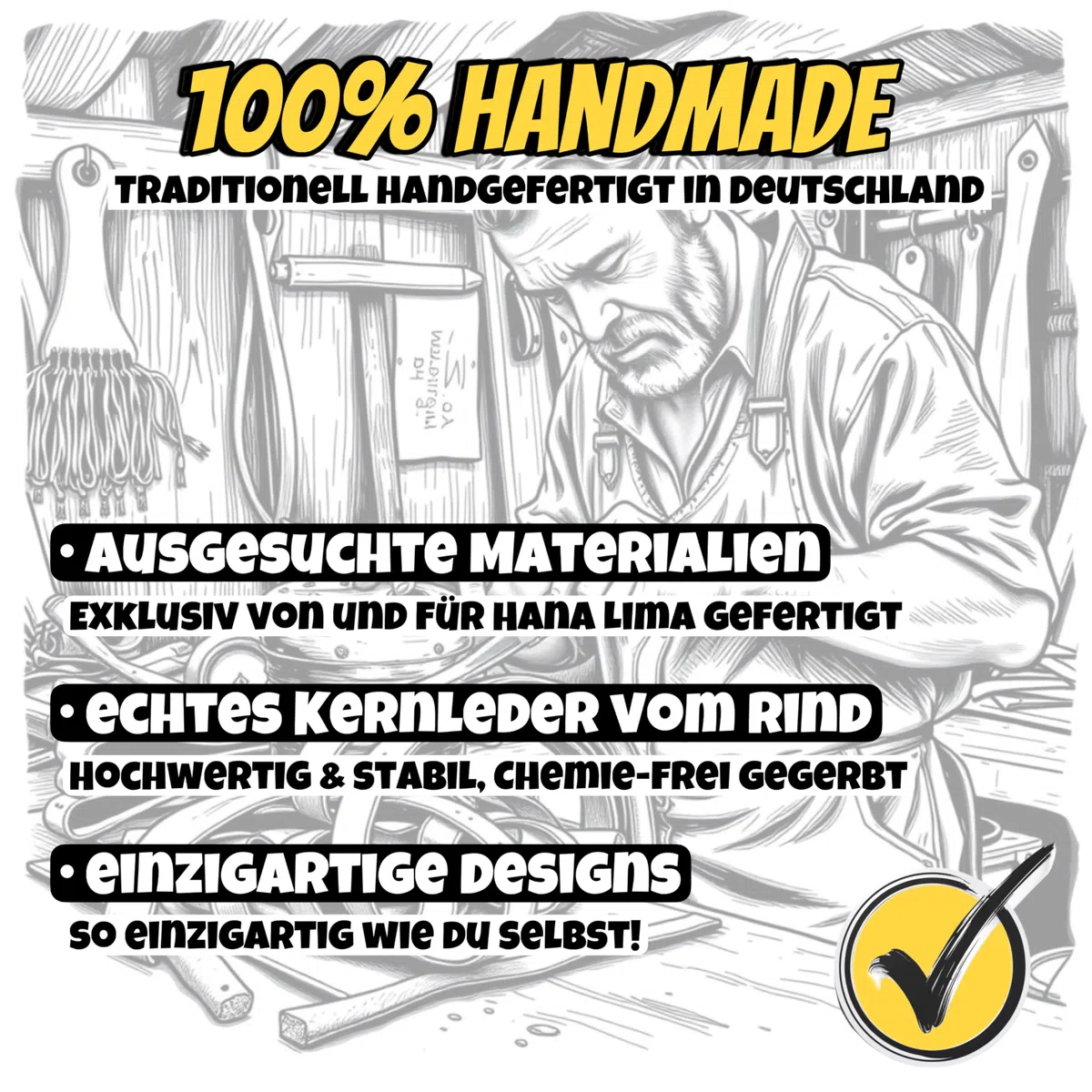 HANA LIMA Surferkette Lederhalskette Halskette Herren Damen Surferhalskette Lederkette Surferschmuck Boho