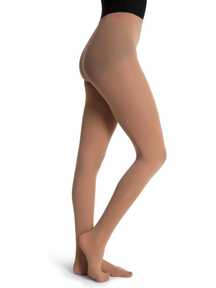 Capezio Damen Ultraweiche Tight mit Füßen und Selbstgestricktem Bund Strumpfhose