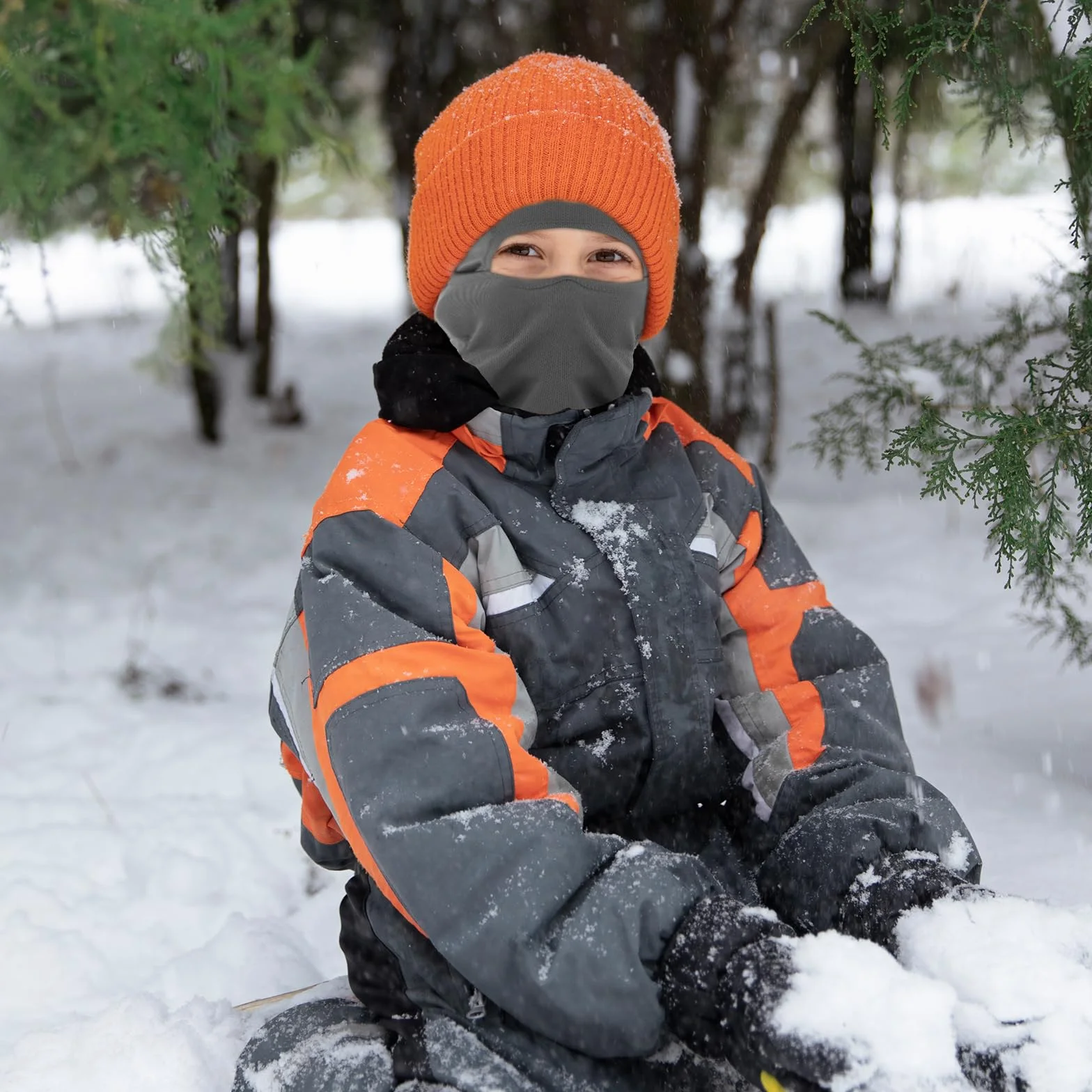 WLLHYF Sturmhaube für Kinder Skimaske Gesichtsmaske Halswärmer Winddichter Gesichtswärmer für Skifahren Radfahren Outdoor-Sportarten