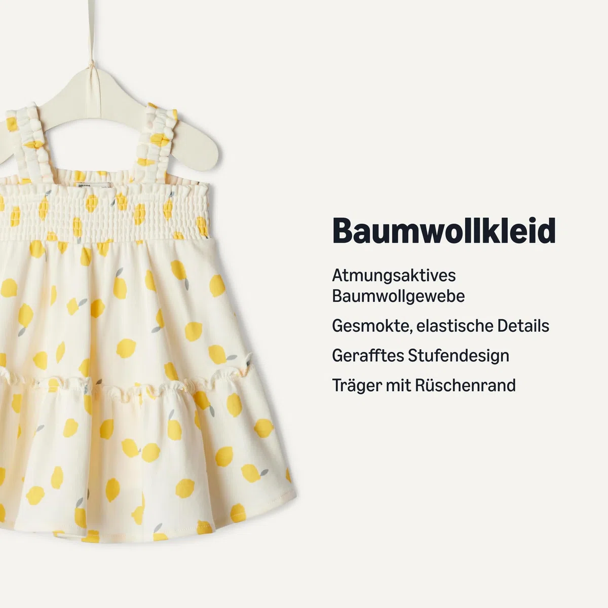 Amazon Essentials x Sofia Grainge Baby Mädchen und Kleinkinder Kleid aus gesmokter Baumwolle