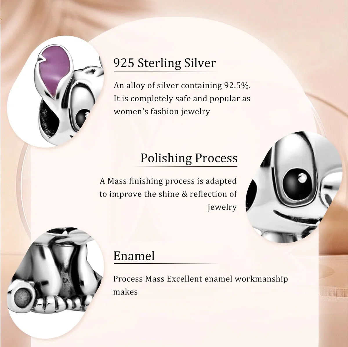 HAEPIAR 925 Sterling Silber Charms für Armbänder Außerirdischer Hund Charm Schmuck Geschenke für Damen