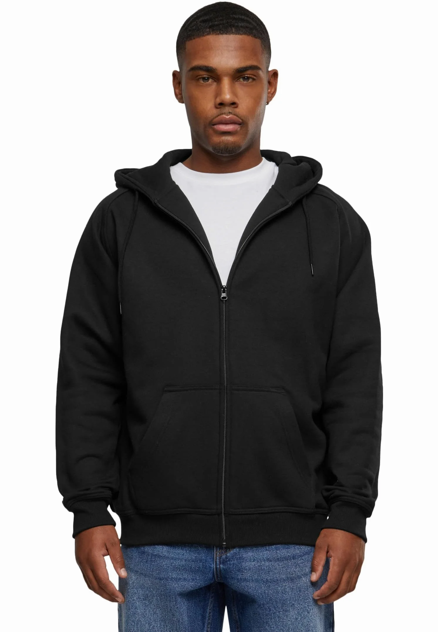 Urban Classics Herren Bekleidung Zip Hoody