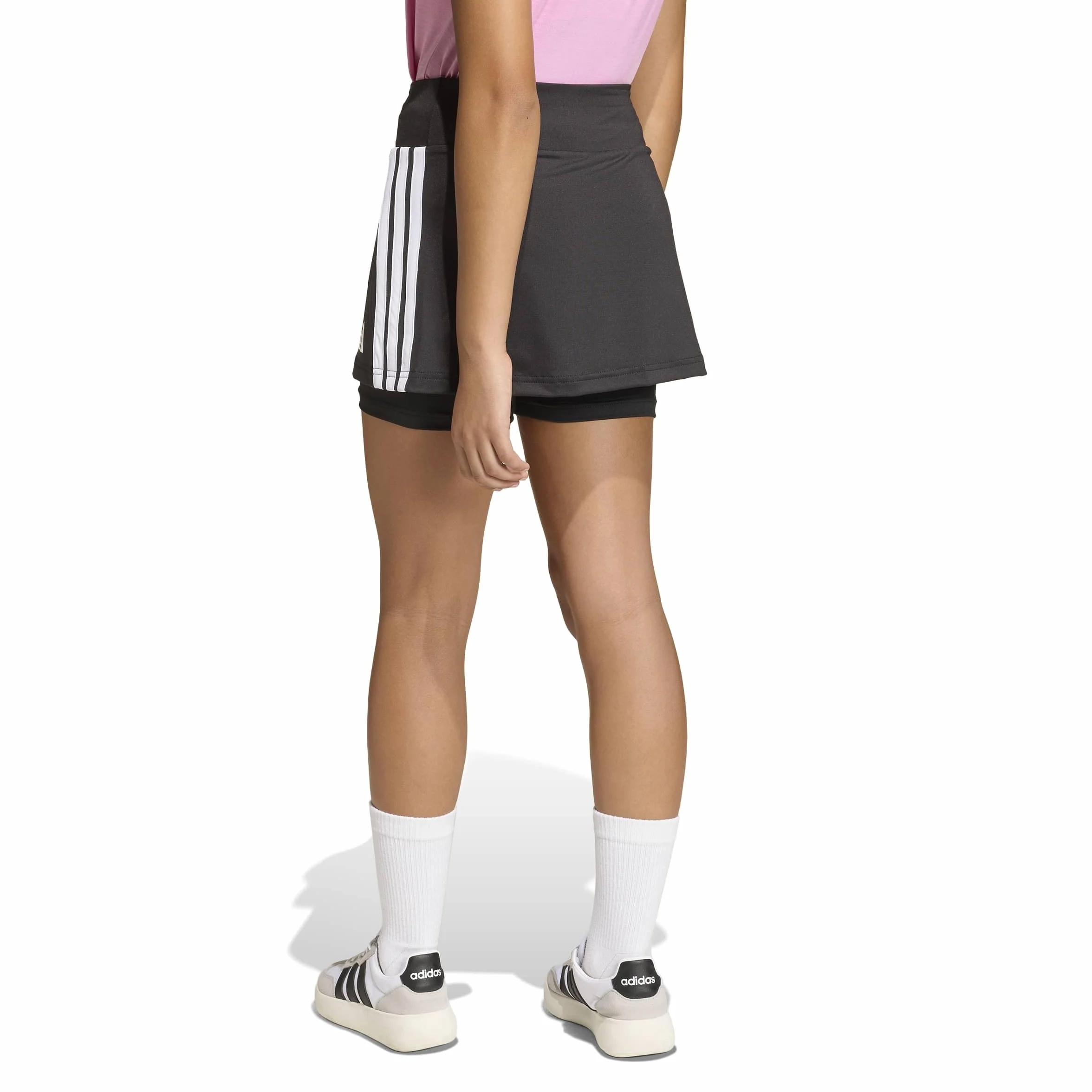 adidas Mädchen Rock Train Essentials 3-Stripes Skorts