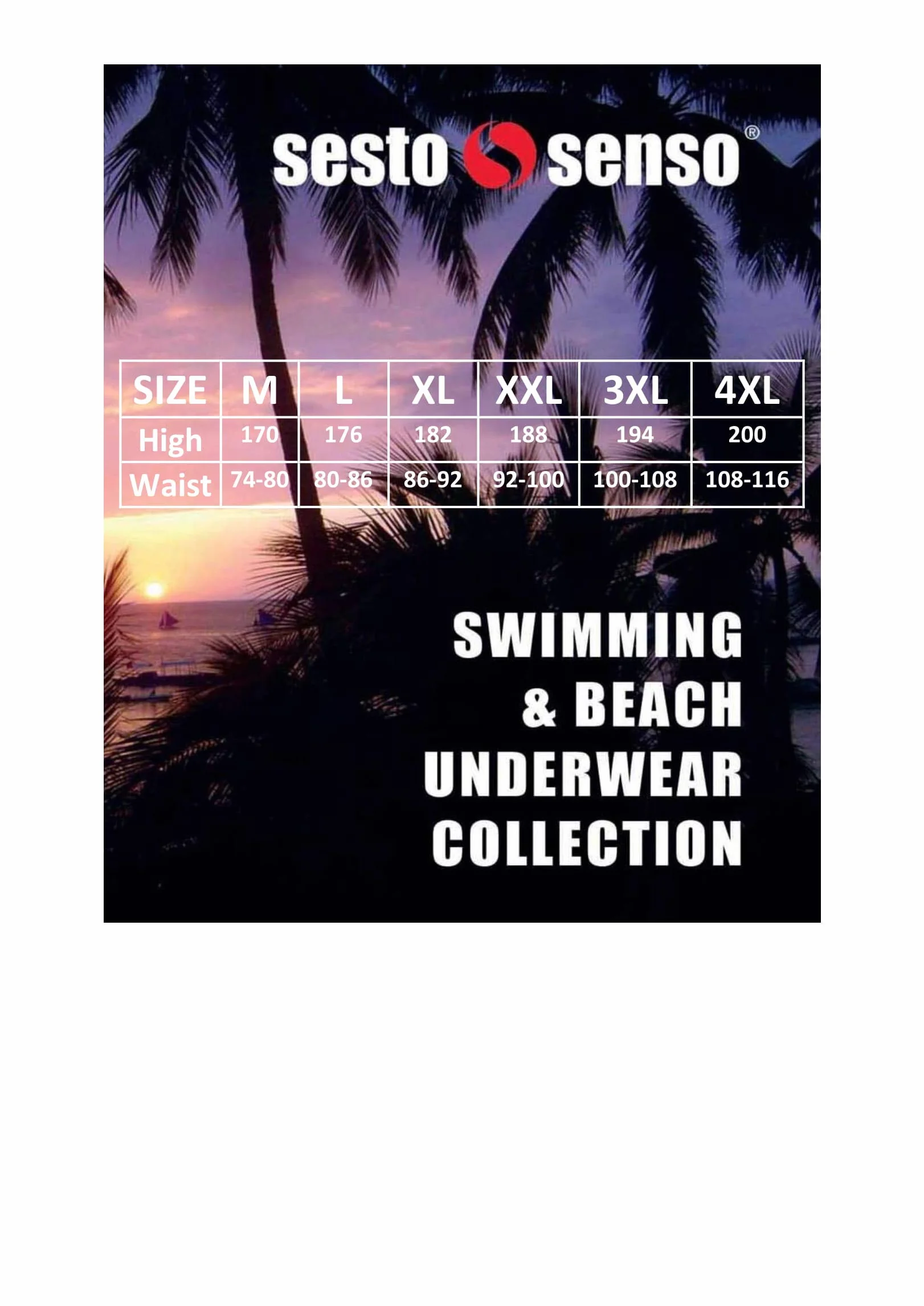 sesto senso Herren Badehose Eng Schwimmhose M bis 4XL Enganliegende Bademode Swimming Shorts