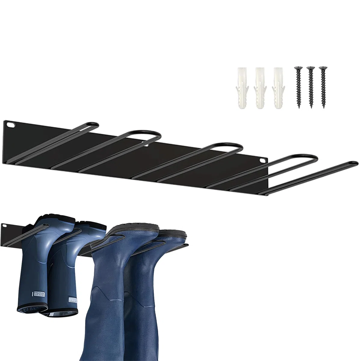 Wathose-Aufhänger - Wandmontierter Cowboystiefelständer aus Metall | Starker Stiefelhalter, langlebiger Stiefel-Organizer für hohe Stiefel, Cowboystiefel, Regenstiefel Bexdug
