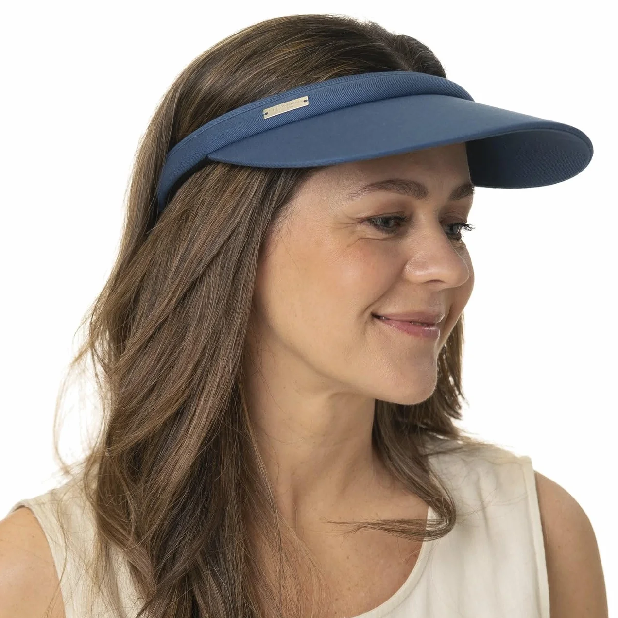 Seeberger Azalee Visor Baumwolle Baumwollvisor Sonnenvisor Sonnenschutz Blendschutz Strandvisor Damenvisor Mit Schirm