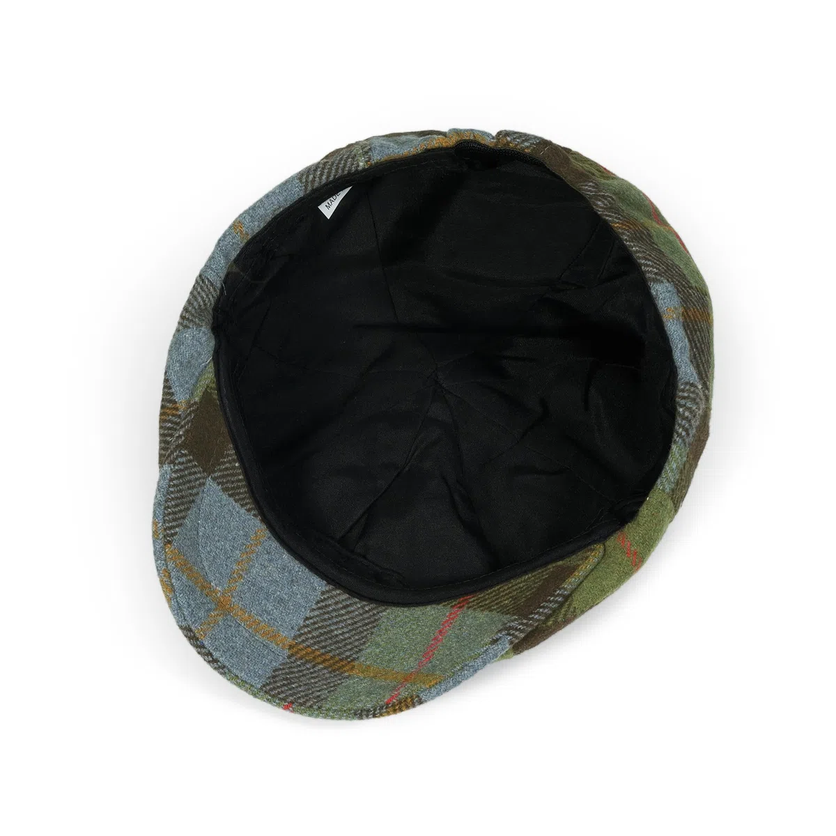 Clakllie Karierte 8 Panel Newsboy Cap aus Wollmischung Herren Damen Ballonmütze Peaky Blinders Mütze Baskenmütze Gatsby Barrett Cap Schiebermütze