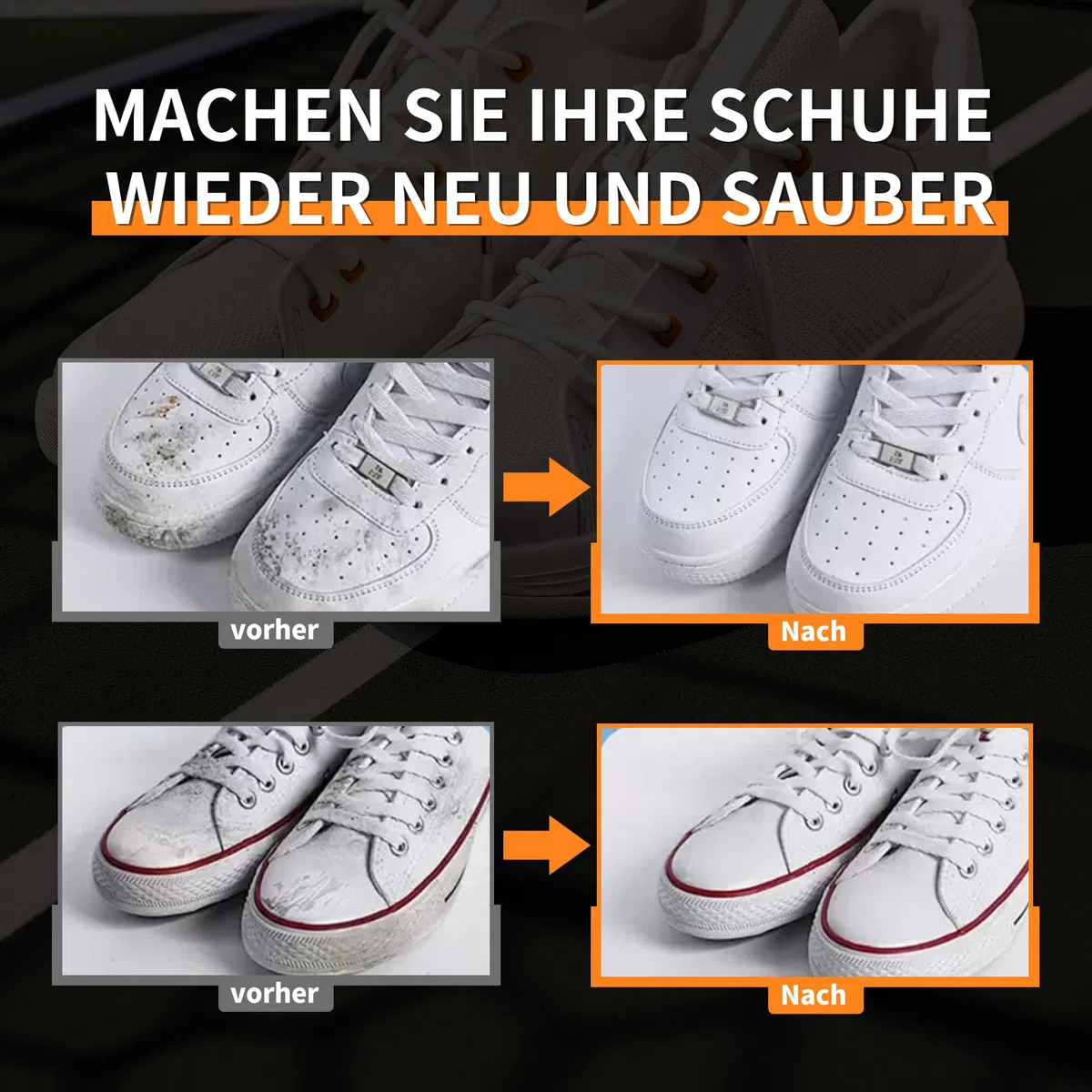 Weißer Schuh Sneaker Reiniger Kit Schaumstoff Stoff Reiniger Tennis Wildleder Reiniger Kit Mesh Stiefel Segeltuch Sportliche Schuh Reinigungs Set